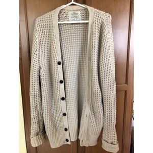 ALLSAINTS oversized cream sweater